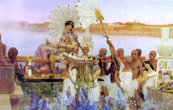  Sir Lawrence Alma-Tadema The Finding of Moses - Canvas Art Print