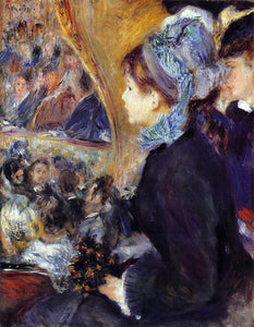  Pierre Auguste Renoir A First Outing - Canvas Art Print