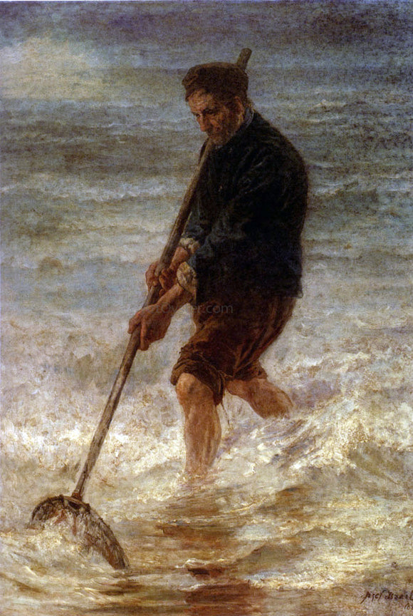  Jozef Israels The Fisherman - Canvas Art Print