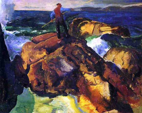 George Wesley Bellows The Fisherman (study) - Canvas Art Print
