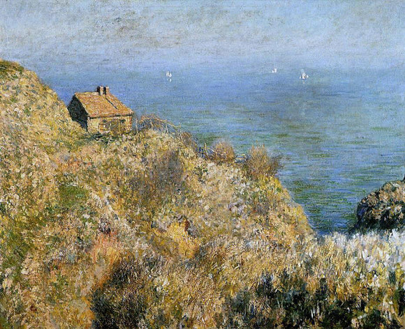  Claude Oscar Monet A Fisherman's House at Varengeville - Canvas Art Print
