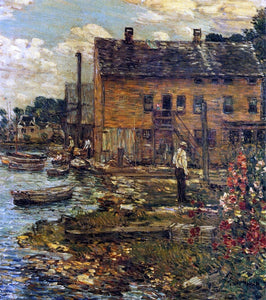  Frederick Childe Hassam The Fishermen, Cos Cob - Canvas Art Print