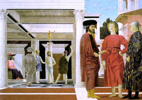  Piero Della Francesca The Flagellation - Canvas Art Print