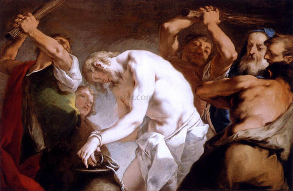  Nicola Grassi The Flagellation of Christ - Canvas Art Print