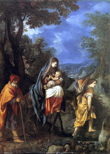  Cigoli The Flight into Egypt - Canvas Art Print