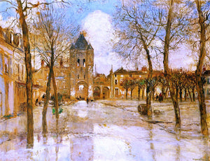  Jean-Francois Raffaelli The Flood - Canvas Art Print