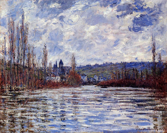  Claude Oscar Monet The Flood of the Seine at Vetheuil - Canvas Art Print