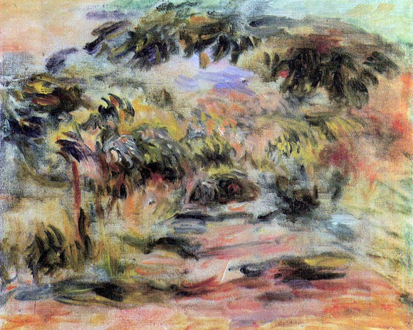  Pierre Auguste Renoir The Footpath - Canvas Art Print