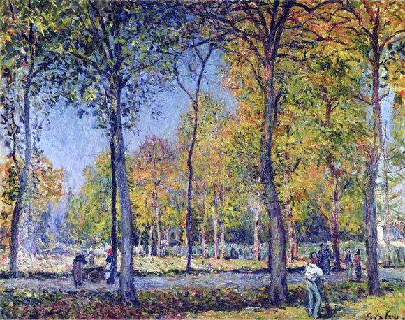  Alfred Sisley The Forest at Boulogne - Canvas Art Print