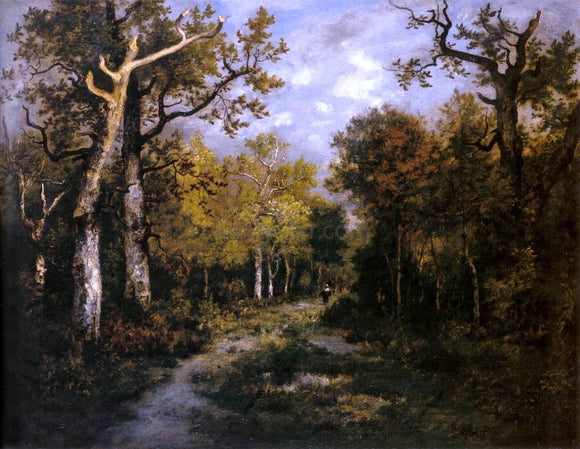 Narcisse Virgilio Diaz De la Pena  The Forest in Fontainebleau - Canvas Art Print