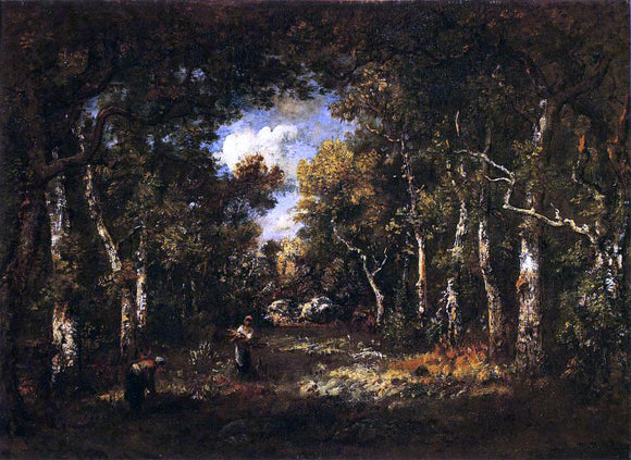  Narcisse Virgilio Diaz De la Pena  The Forest of Fountainebleau - Canvas Art Print