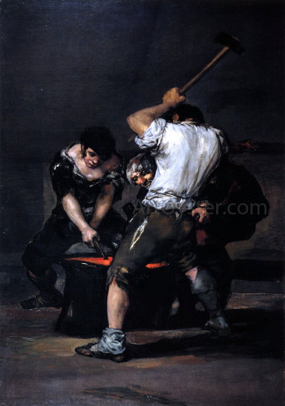  Francisco Jose de Goya Y Lucientes The Forge - Canvas Art Print