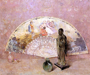  Emil Carlsen The French Fan - Canvas Art Print