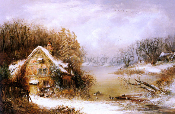  William Thomas Such The Frozen Heart Of Winter - Canvas Art Print
