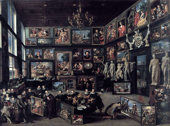  Willem Van Haecht The Gallery of Cornelis van der Geest - Canvas Art Print