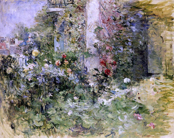  Berthe Morisot The Garden at Bougival - Canvas Art Print