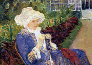  Mary Cassatt The Garden - Canvas Art Print