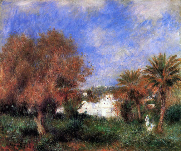  Pierre Auguste Renoir The Garden of Essai in Algiers - Canvas Art Print