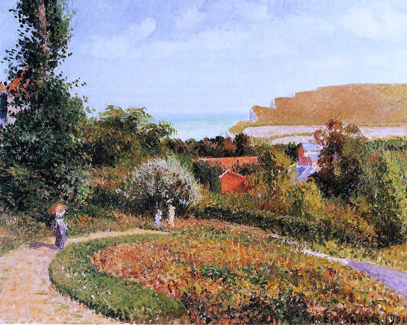  Camille Pissarro The Garden of the Hotel Berneval - Canvas Art Print