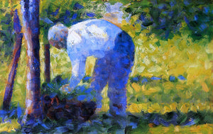  Georges Seurat The Gardener - Canvas Art Print