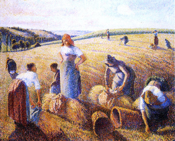  Camille Pissarro The Gleaners - Canvas Art Print