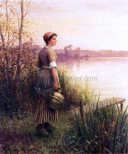  Daniel Ridgway Knight The Golden Sunset - Canvas Art Print