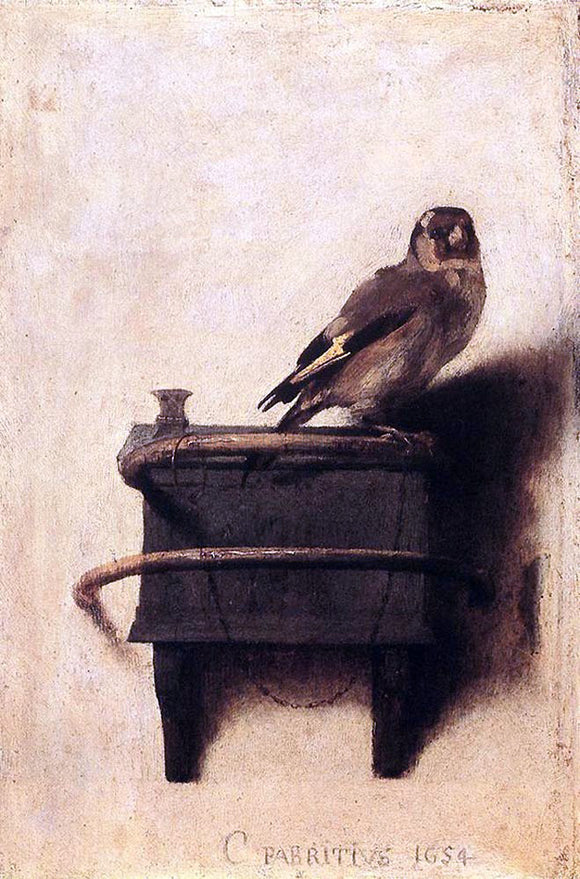  Carel Fabritius The Goldfinch - Canvas Art Print