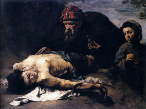  Theodule Ribot The Good Samaritan - Canvas Art Print