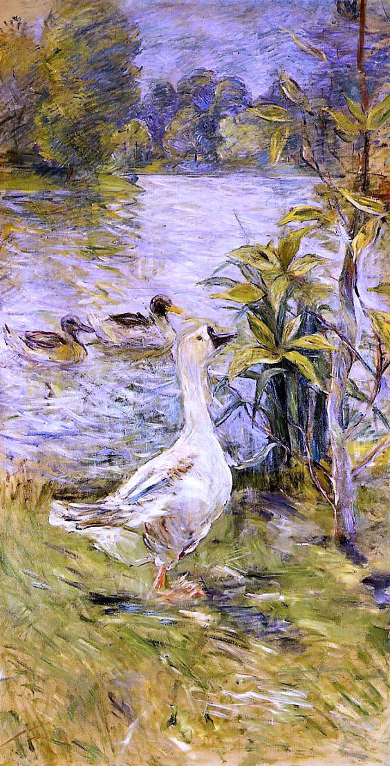  Berthe Morisot A Goose - Canvas Art Print