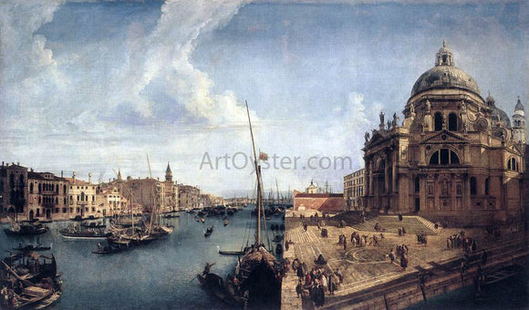  Michele Marieschi The Grand Canal near the Salute - Canvas Art Print