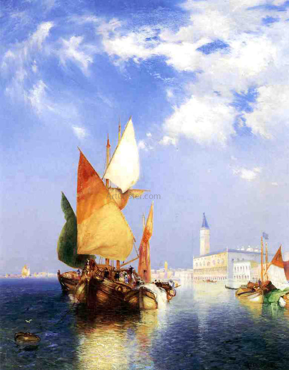  Thomas Moran The Grand Canal, Venice - Canvas Art Print