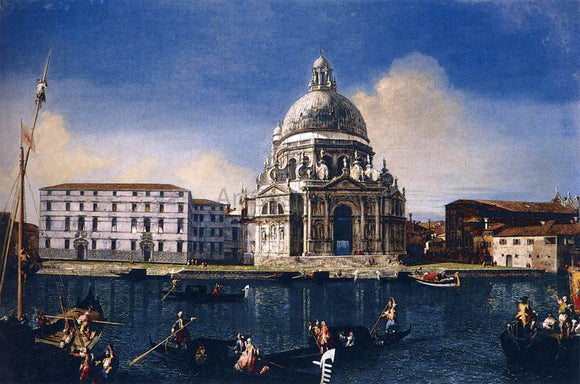  Michele Marieschi The Grand Canal with Santa Maria della Salute - Canvas Art Print
