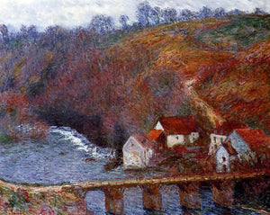  Claude Oscar Monet The Grande Creuse by the Bridge at Vervy - Canvas Art Print
