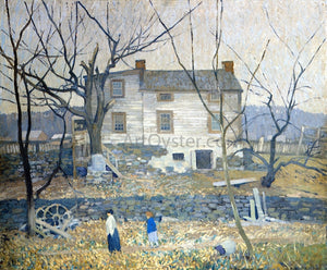  Robert Spencer The Gray House - Canvas Art Print