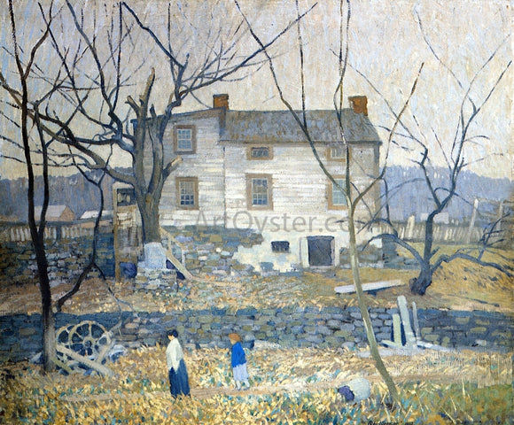  Robert Spencer The Gray House - Canvas Art Print