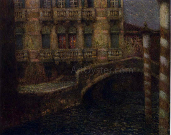  Henri Le Sidaner The Gray Palace - Canvas Art Print