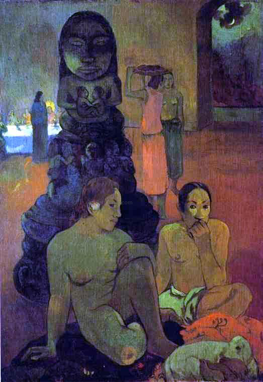  Paul Gauguin The Great Buddah - Canvas Art Print