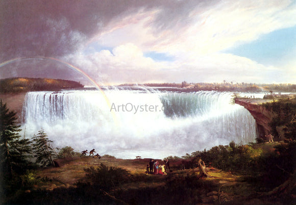  Alvan Fisher The Great Horseshoe Falls, Niagara - Canvas Art Print