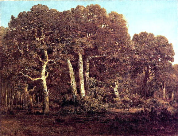  Theodore Rousseau The Great Oaks of the Vieux Bas-Breau - Canvas Art Print