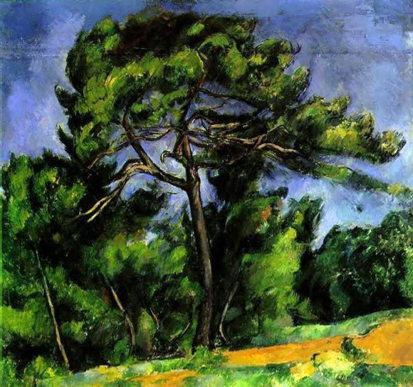  Paul Cezanne The Great Pine - Canvas Art Print