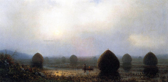  Martin Johnson Heade The Great Swamp - Canvas Art Print