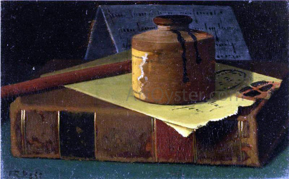  John Frederick Peto The Green Envelope - Canvas Art Print