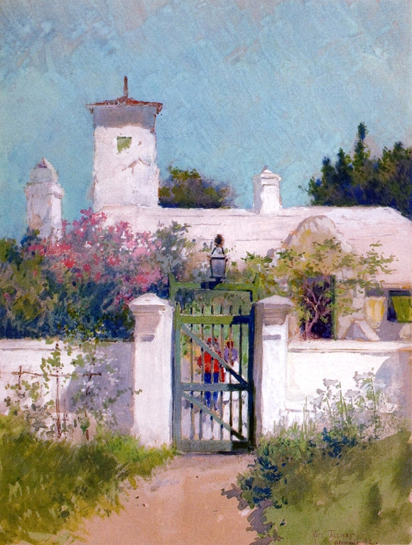  Ross Turner The Green Gate, Bermuda - Canvas Art Print