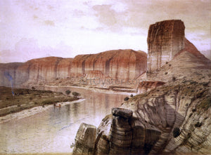  Jr. Samuel Colman The Green River, Wyoming - Canvas Art Print