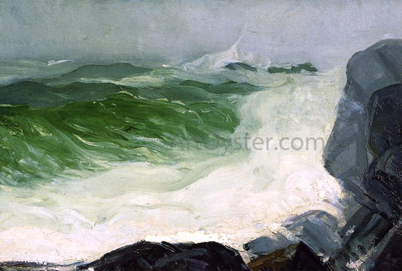  George Wesley Bellows The Grey Sea - Canvas Art Print