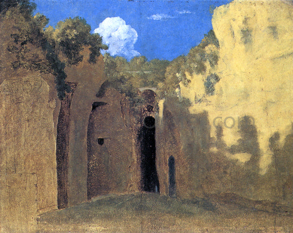  Thomas Jones The Grotto at Posillipo - Canvas Art Print