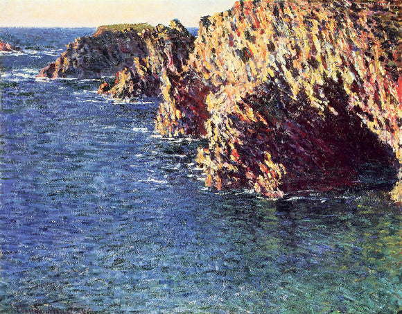  Claude Oscar Monet The Grotto of Port-Domois - Canvas Art Print