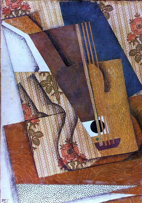 Juan Gris The Guitar - Canvas Art Print