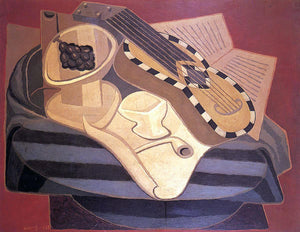  Juan Gris The Guitar with Inlay - Canvas Art Print