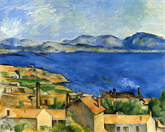  Paul Cezanne The Gulf of Marseille Seen from L'Estaque - Canvas Art Print